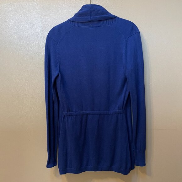 Gap Body Long Sleeve Blue Open Front Cardigan NWT Size XS - Picture 6 of 11